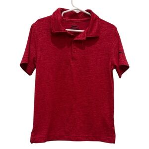 Slazenger Athletic Kids Polo in Bold Red XS